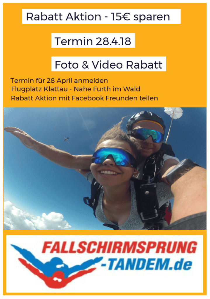 Fallschirmspringen Rabatt Preis Video & Fotos