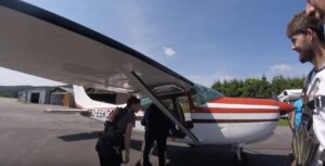 Cessna zum Fallschirmspringen in Arnbruck