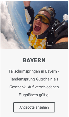 Bayern tandemsprung geschenk
