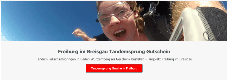 fallschirmspringen Freiburg Breisgau