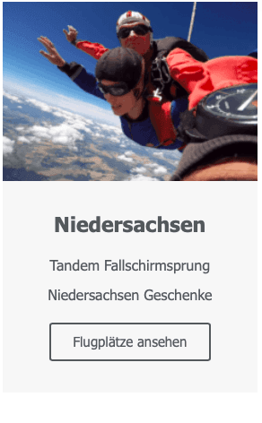 Niedersachsen fallschirmspringen tandem