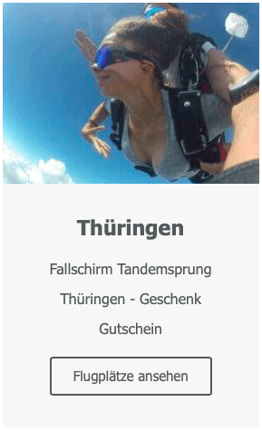 Tandemsprung Thüringen Geschenk